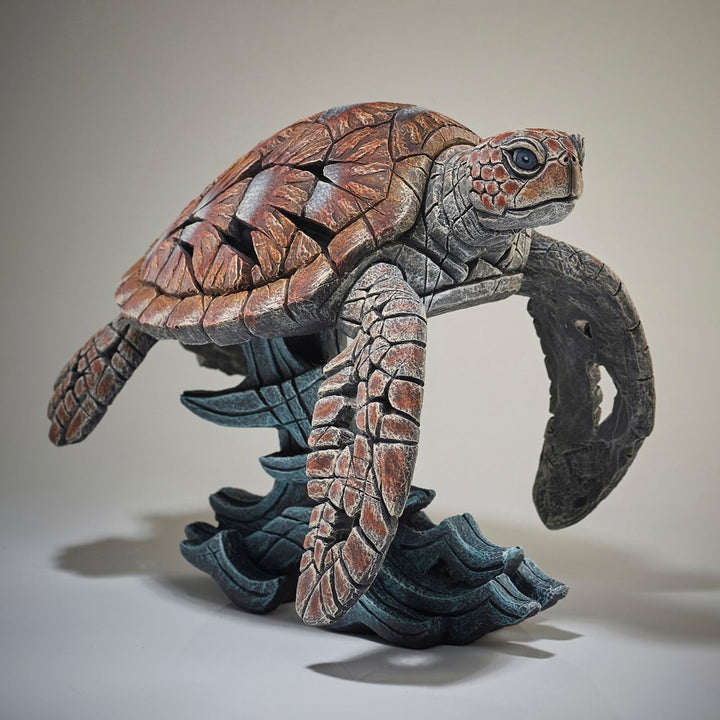 Edge Sculpture: Sea Turtle sparkle-castle