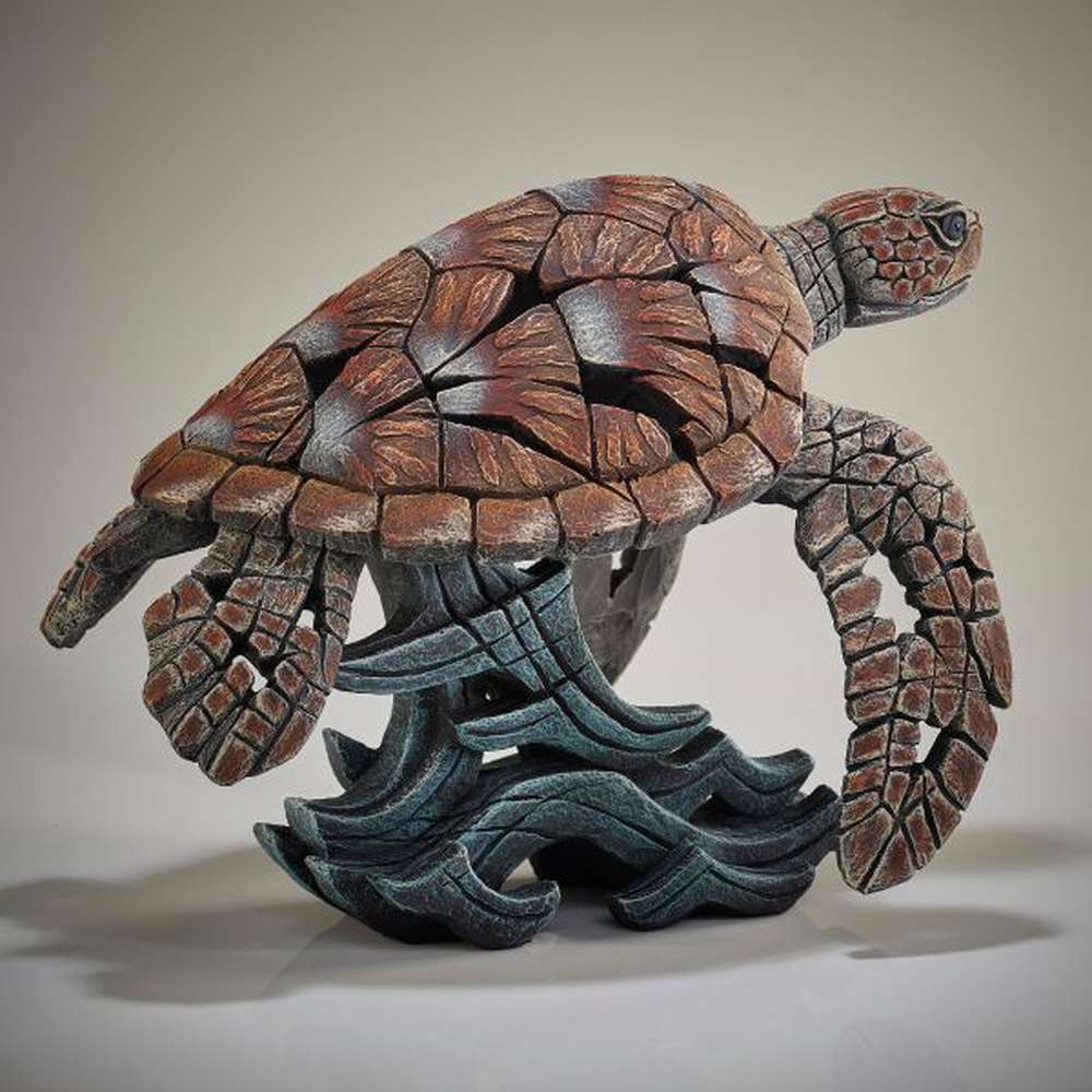 Edge Sculpture: Sea Turtle sparkle-castle