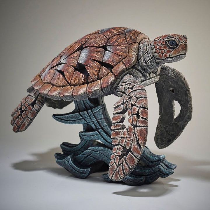 Edge Sculpture: Sea Turtle sparkle-castle