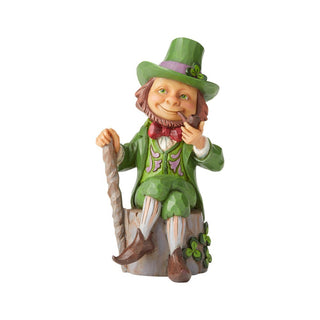 Jim Shore Heartwood Creek: Pint Sized Leprechaun Irish Figurine sparkle-castle