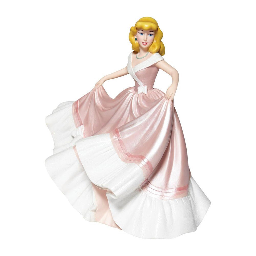 Couture de Force: Cinderella Pink Dress Figurine sparkle-castle