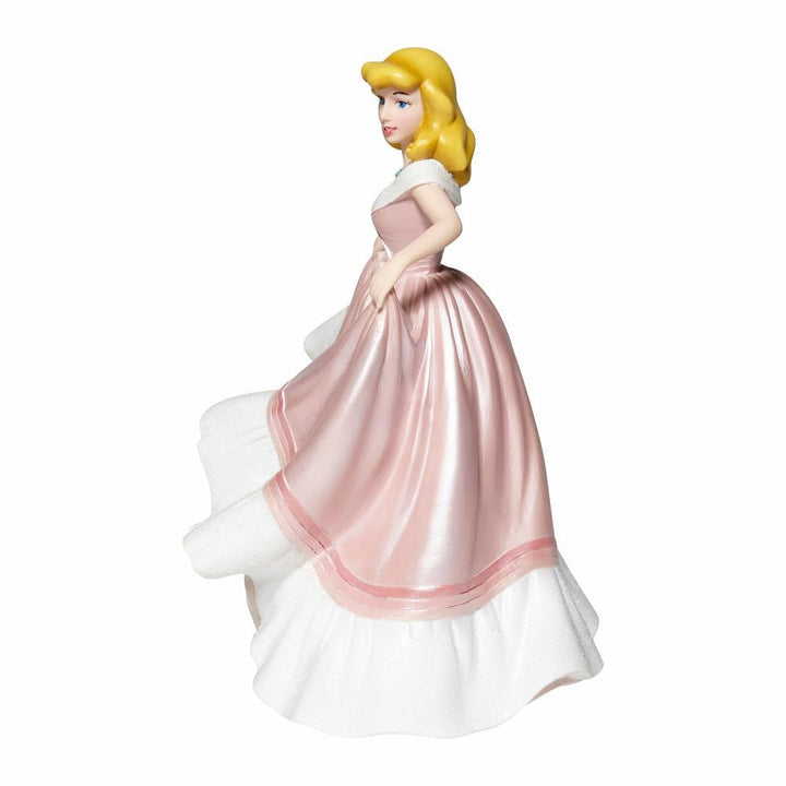 Couture de Force: Cinderella Pink Dress Figurine sparkle-castle