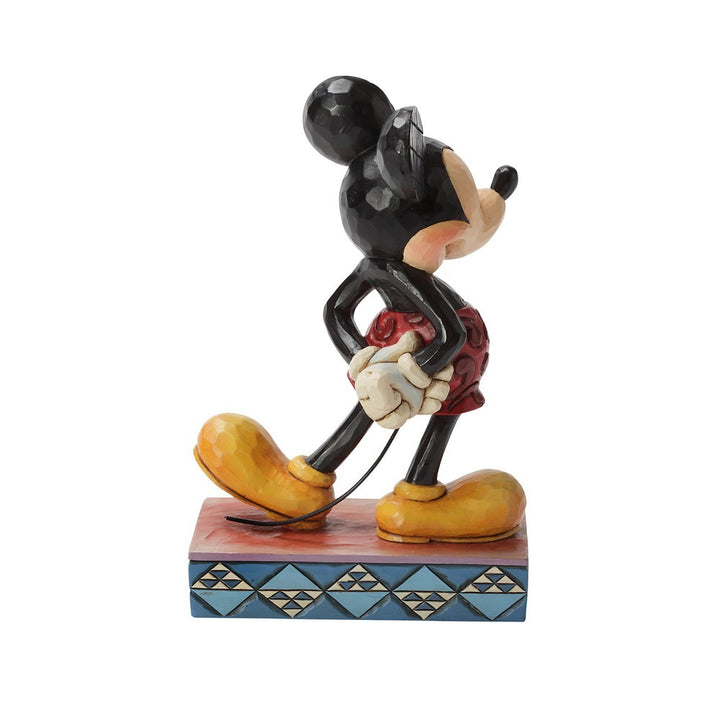 Jim Shore Disney Traditions: Mickey Mouse Personality Pose Figurine sparkle-castle
