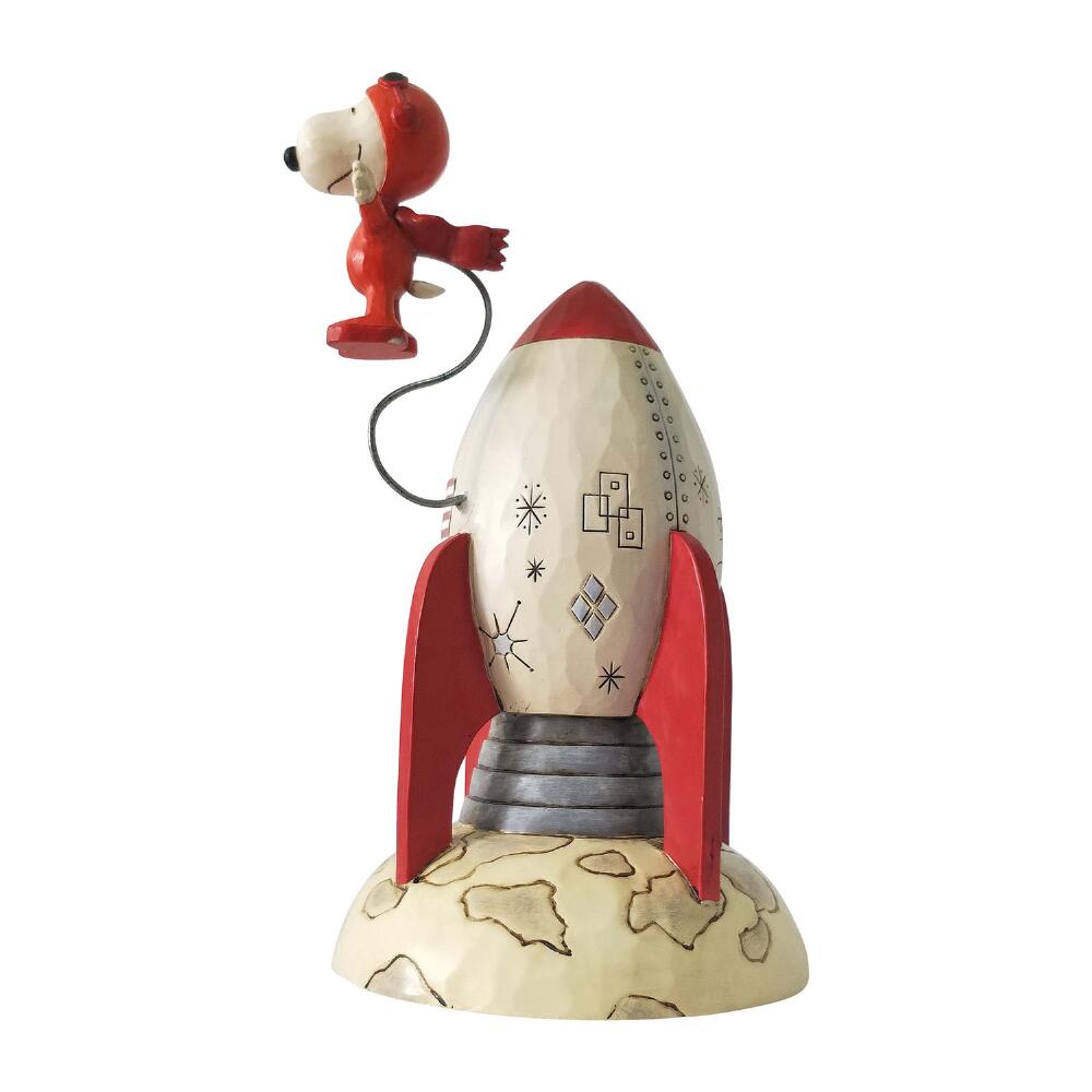Jim Shore Peanuts: Snoopy Astronaut Figurine sparkle-castle