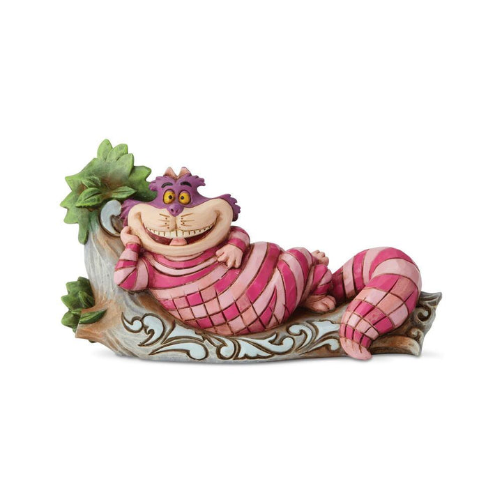 Jim Shore Disney Traditions: Cheshire Cat Tree Figurine sparkle-castle