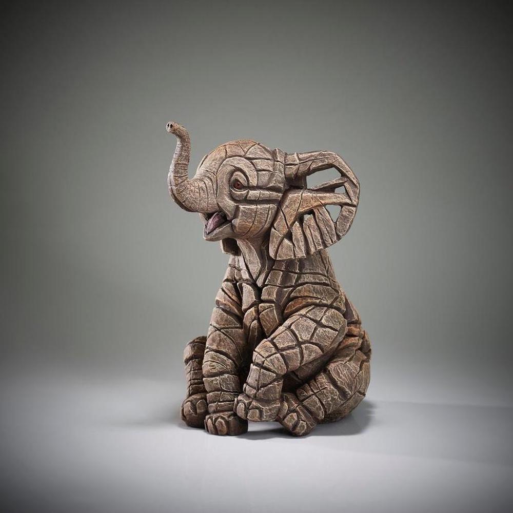 Edge Sculpture: Elephant Calf sparkle-castle