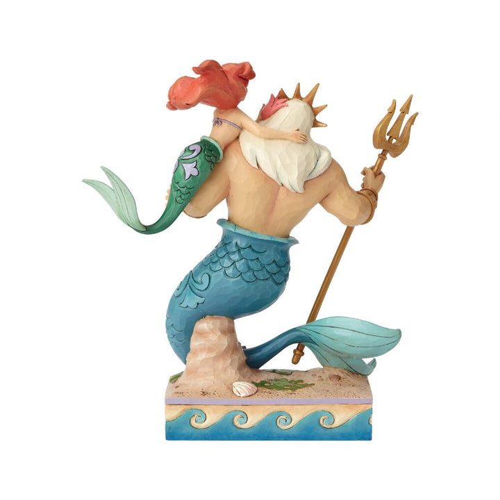 Jim Shore Disney Traditions: Ariel Triton Figurine sparkle-castle