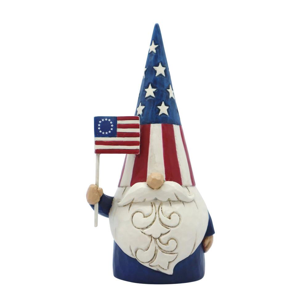 Jim Shore Heartwood Creek: American Gnome Figurine sparkle-castle