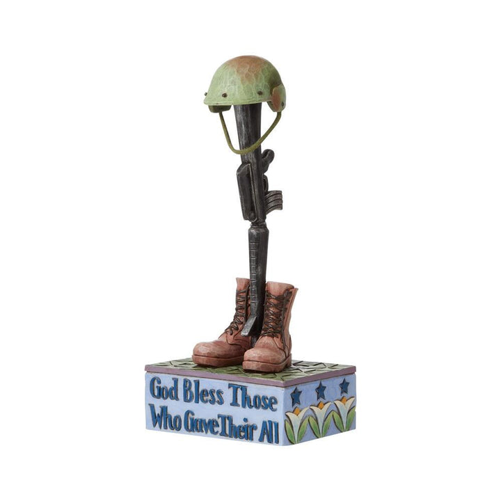 Jim Shore Heartwood Creek: Battlefield Cross Figurine sparkle-castle