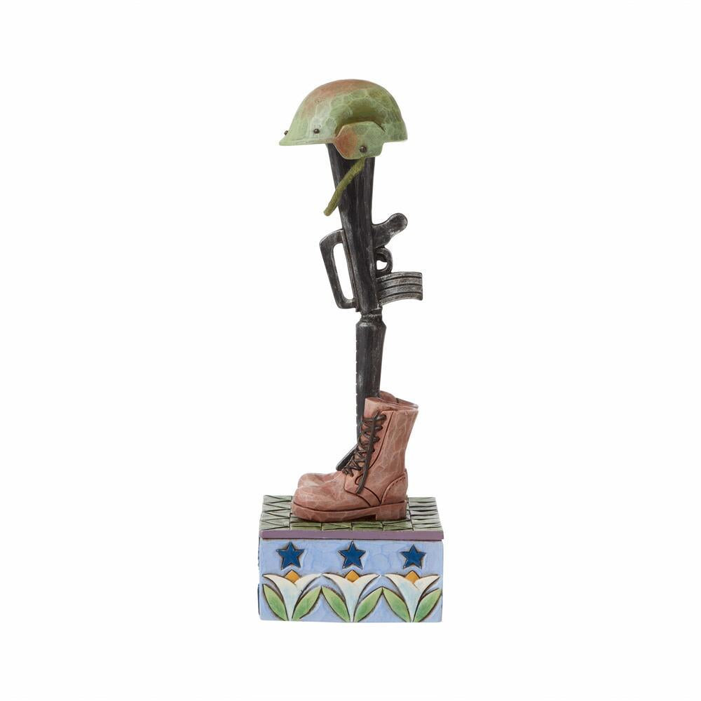 Jim Shore Heartwood Creek: Battlefield Cross Figurine sparkle-castle