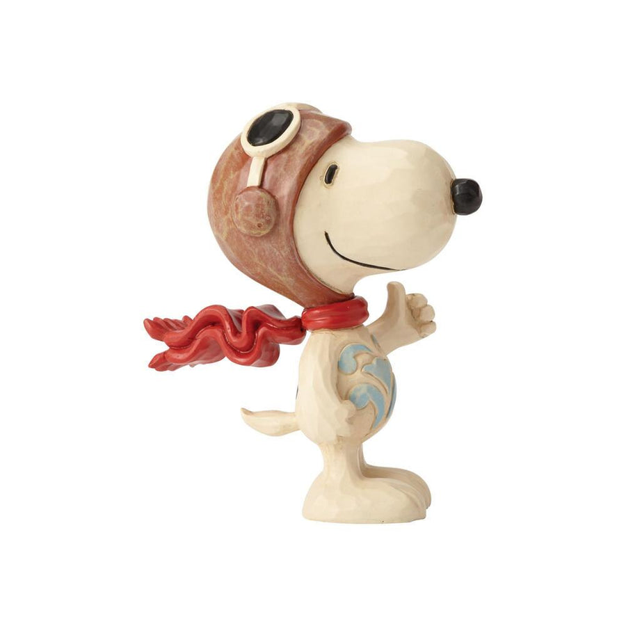 Jim Shore Peanuts: Snoopy Flying Ace Miniature Figurine sparkle-castle