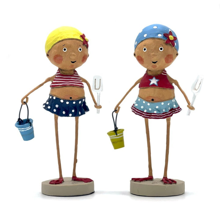 Lori Mitchell Summer Fun Collection: Bathing Beauties Figurines, Set sparkle-castle