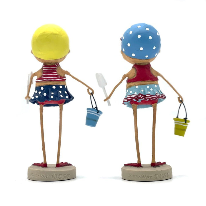 Lori Mitchell Summer Fun Collection: Bathing Beauties Figurines, Set sparkle-castle