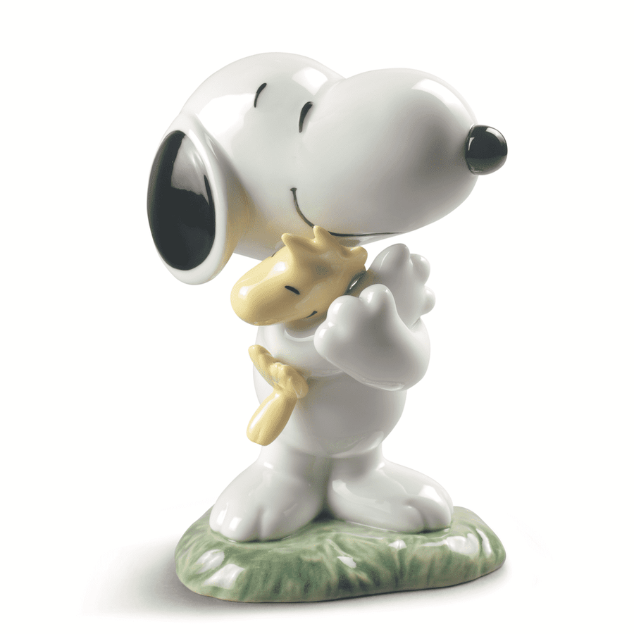 NAO Peanuts Collection: Snoopy Woodstock sparkle-castle