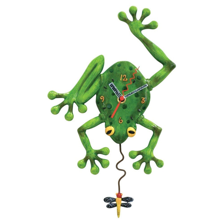 Allen Designs: Frog & Fly Clock sparkle-castle