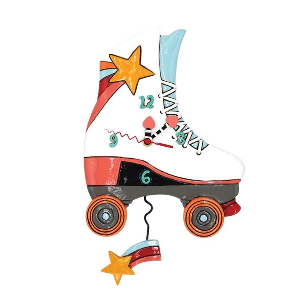 Allen Designs: Roller Skate Clock sparkle-castle