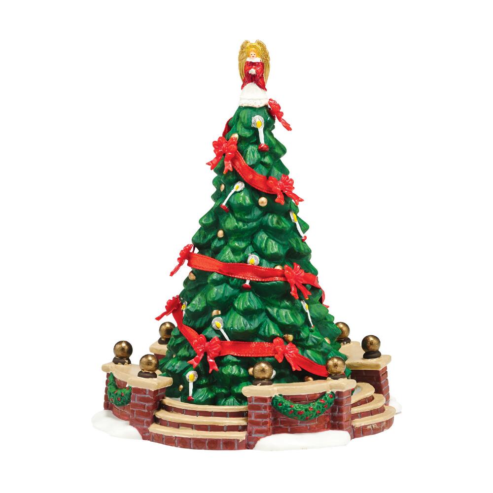 Dickens Snow Village Accessory: Dickens' Town Tree Figurine sparkle-castle