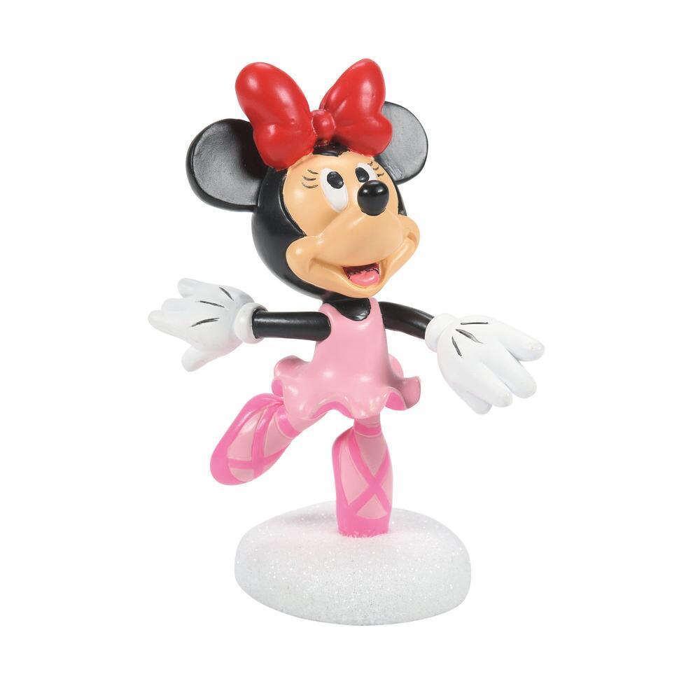 Disney Snow Village Accessory: Minnie's Arabesque Figurine sparkle-castle