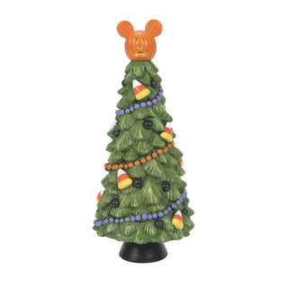 Disney Snow Village Accessory: Pumpkintown Manor Tree sparkle-castle