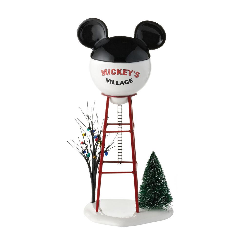Disney Snow Village: Mickey Water Tower sparkle-castle