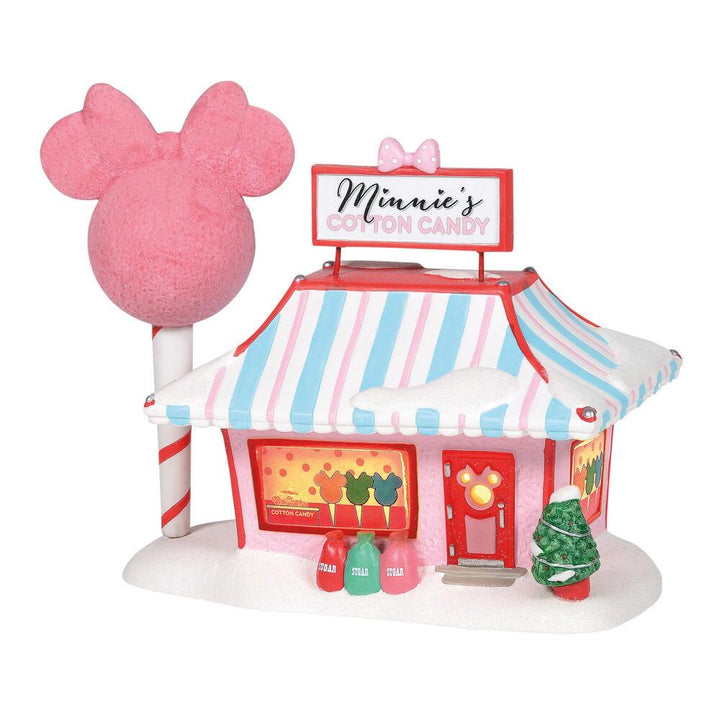 Disney Snow Village: Minnie's Cotton Candy Shop sparkle-castle