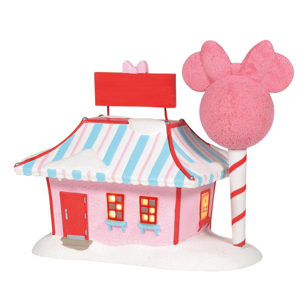 Disney Snow Village: Minnie's Cotton Candy Shop sparkle-castle