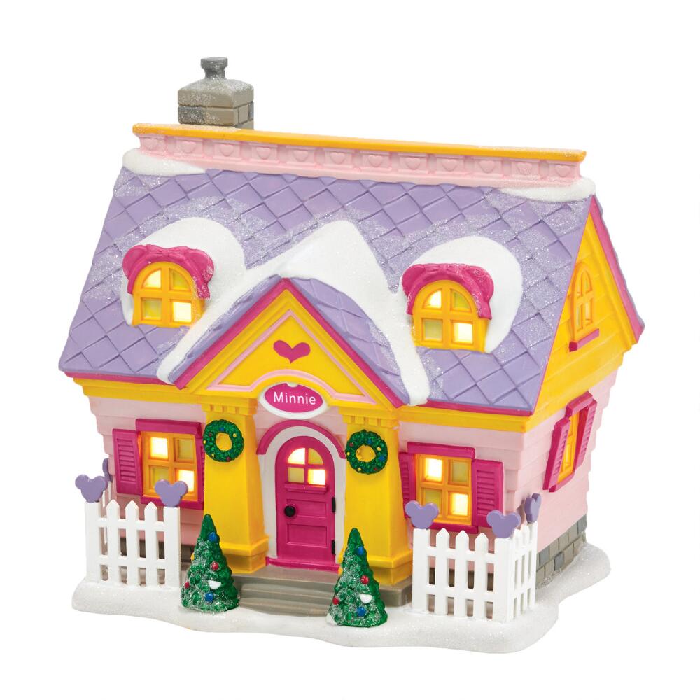 Disney Snow Village: Minnie's House sparkle-castle
