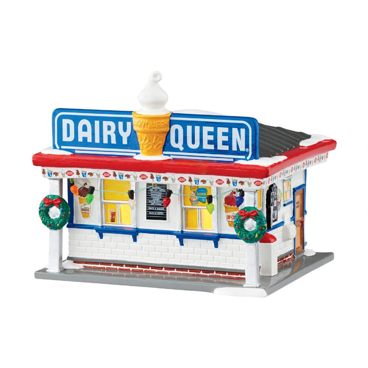 Original Snow Village: Dairy Queen® sparkle-castle