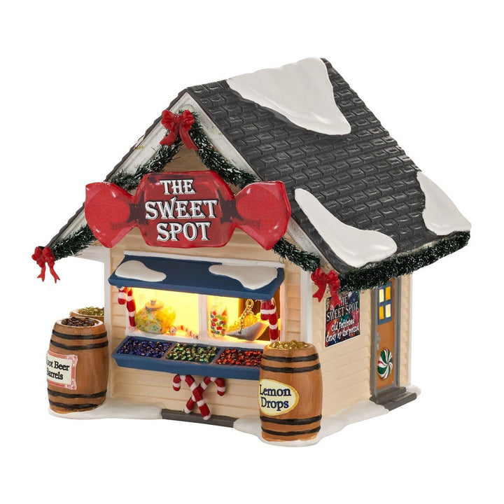 Original Snow Village: Sweet Spot House sparkle-castle