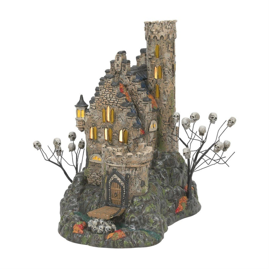 Snow Village Halloween: Castle Calvaria sparkle-castle