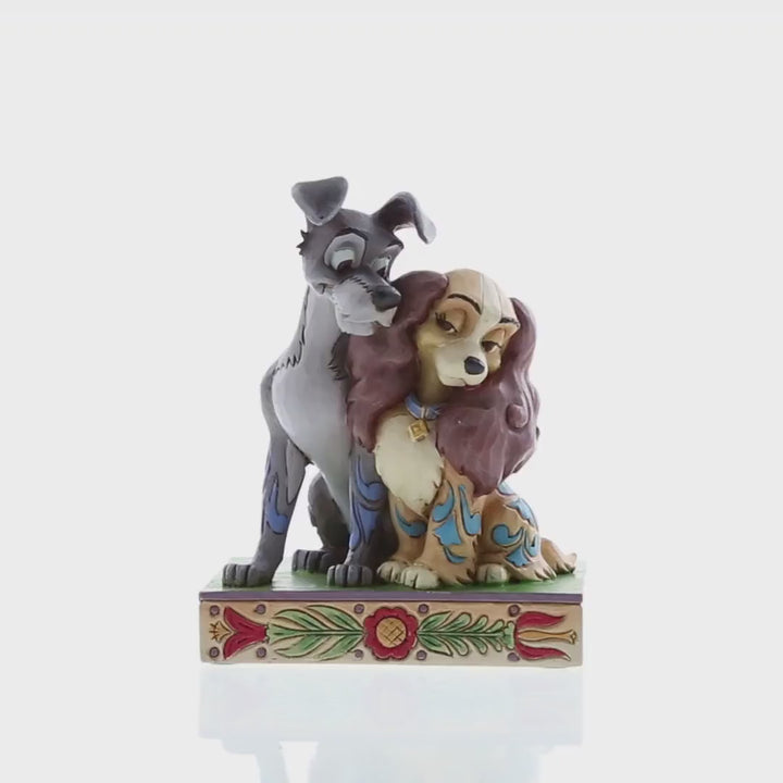 Jim Shore Disney Traditions: Lady and the Tramp Love Figurine