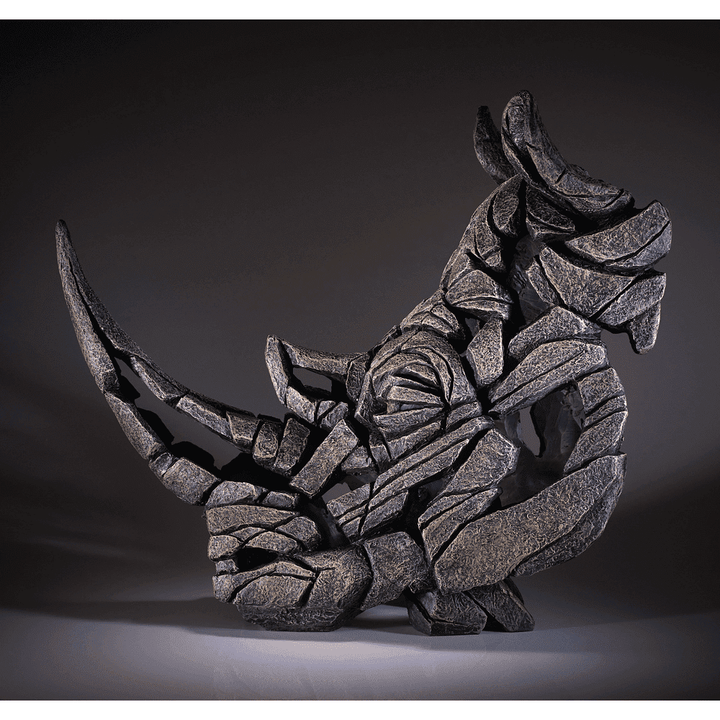 Edge Sculpture: Rhinoceros Bust sparkle-castle