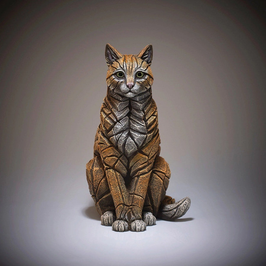 Edge Sculpture: Tabby Cat sparkle-castle
