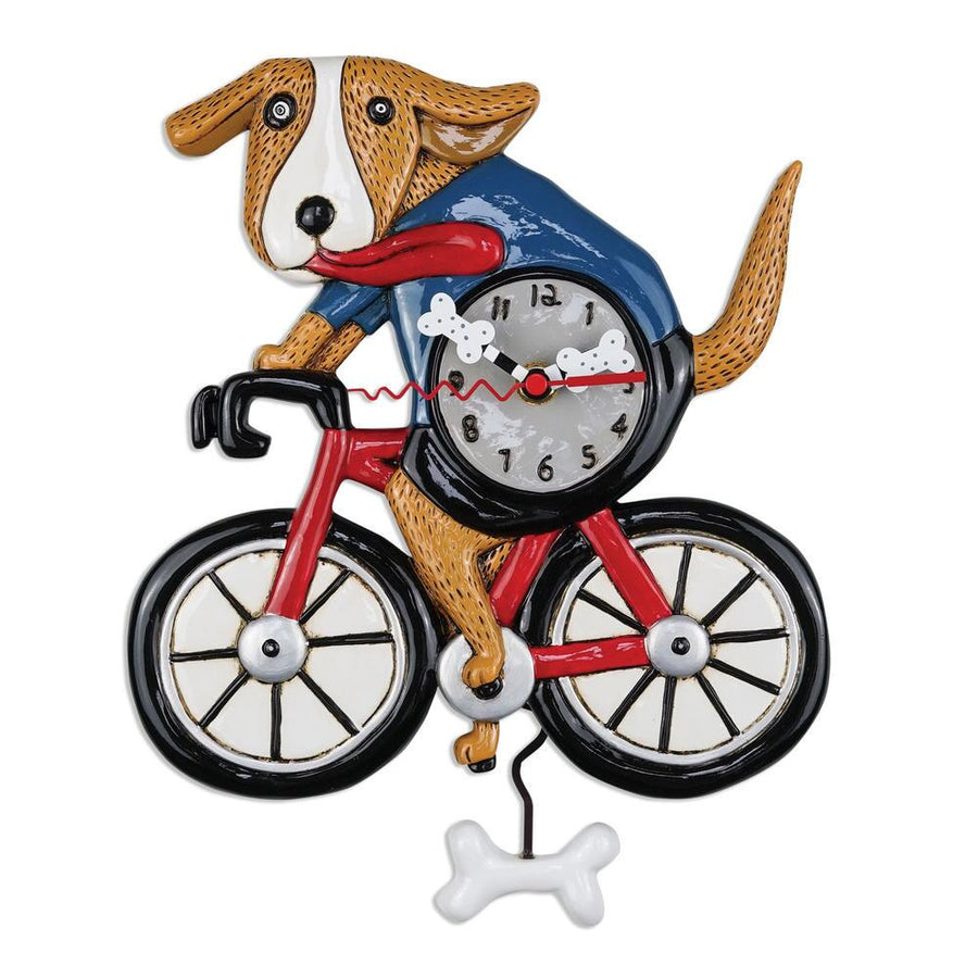 Allen Designs: Bicycle Dog Clock sparkle-castle