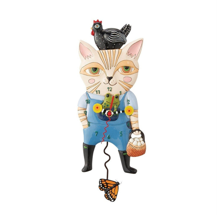 Allen Designs: Country Cat Clock sparkle-castle