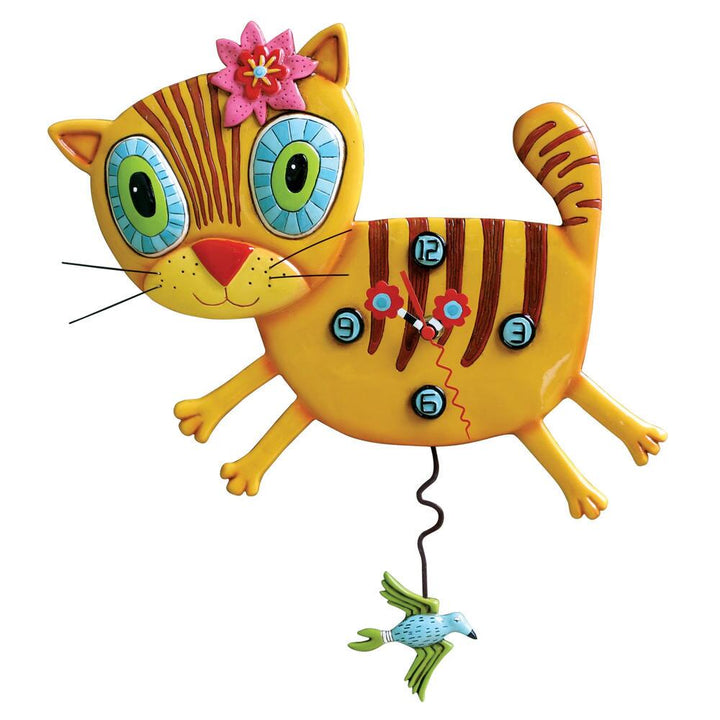 Allen Designs: Kimi Kitty Clock sparkle-castle
