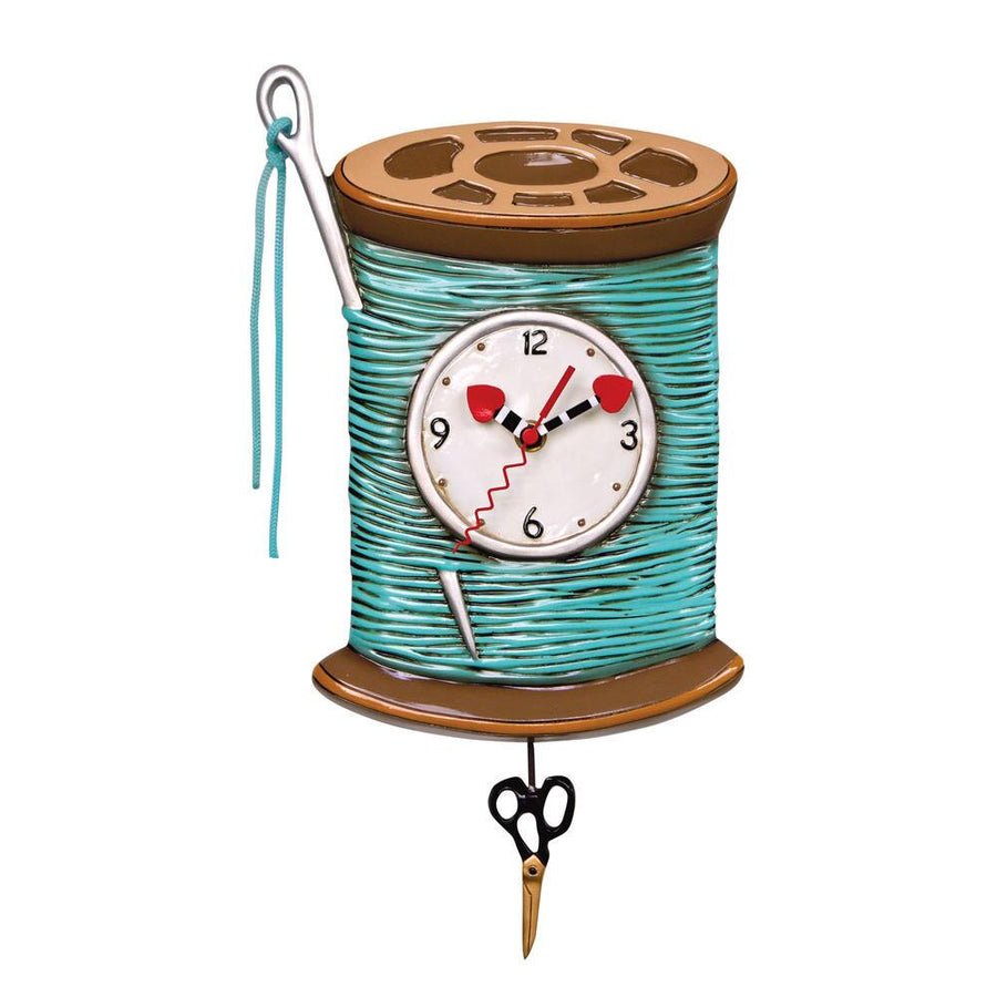 Allen Designs: Needle Thread Clock sparkle-castle