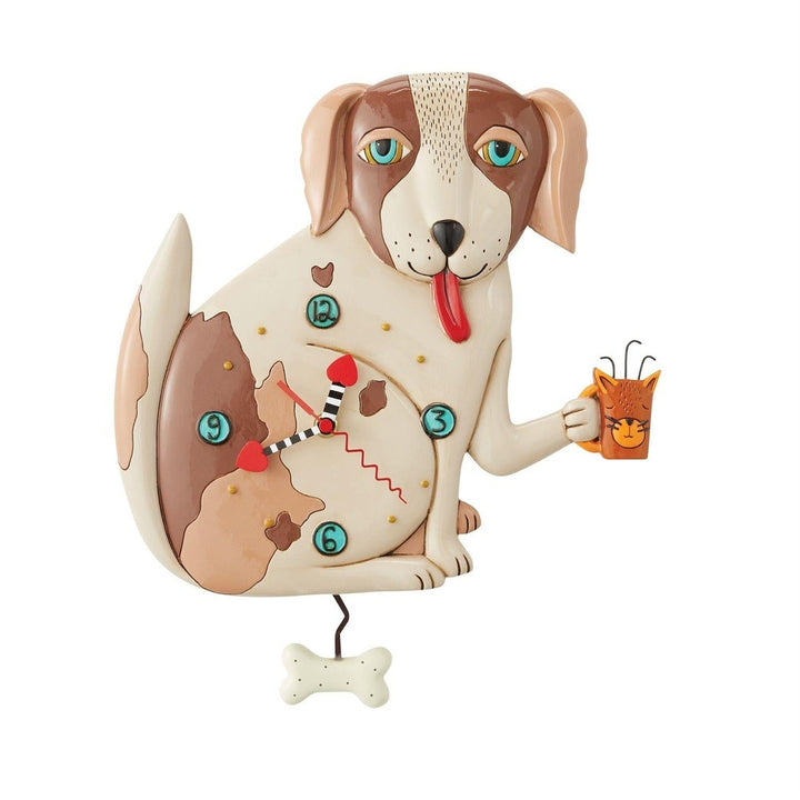Allen Designs: No Bones Dog Clock sparkle-castle
