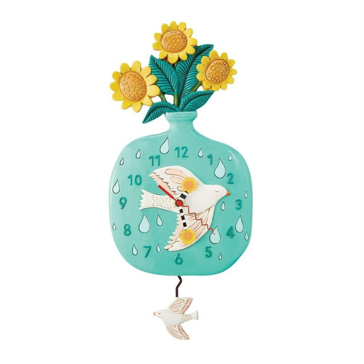 Allen Designs: Peace and Sunshine Clock sparkle-castle