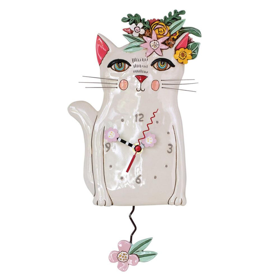 Allen Designs: Pretty Kitty Clock sparkle-castle