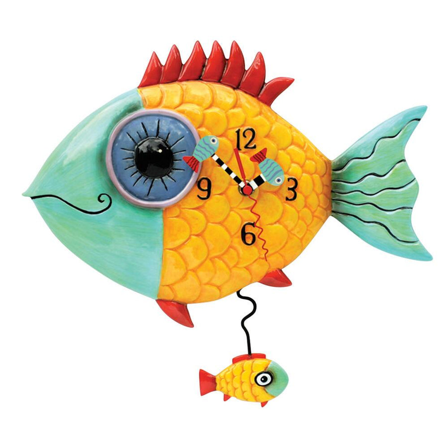 Allen Designs: Wide-Eyed Fishy Clock sparkle-castle