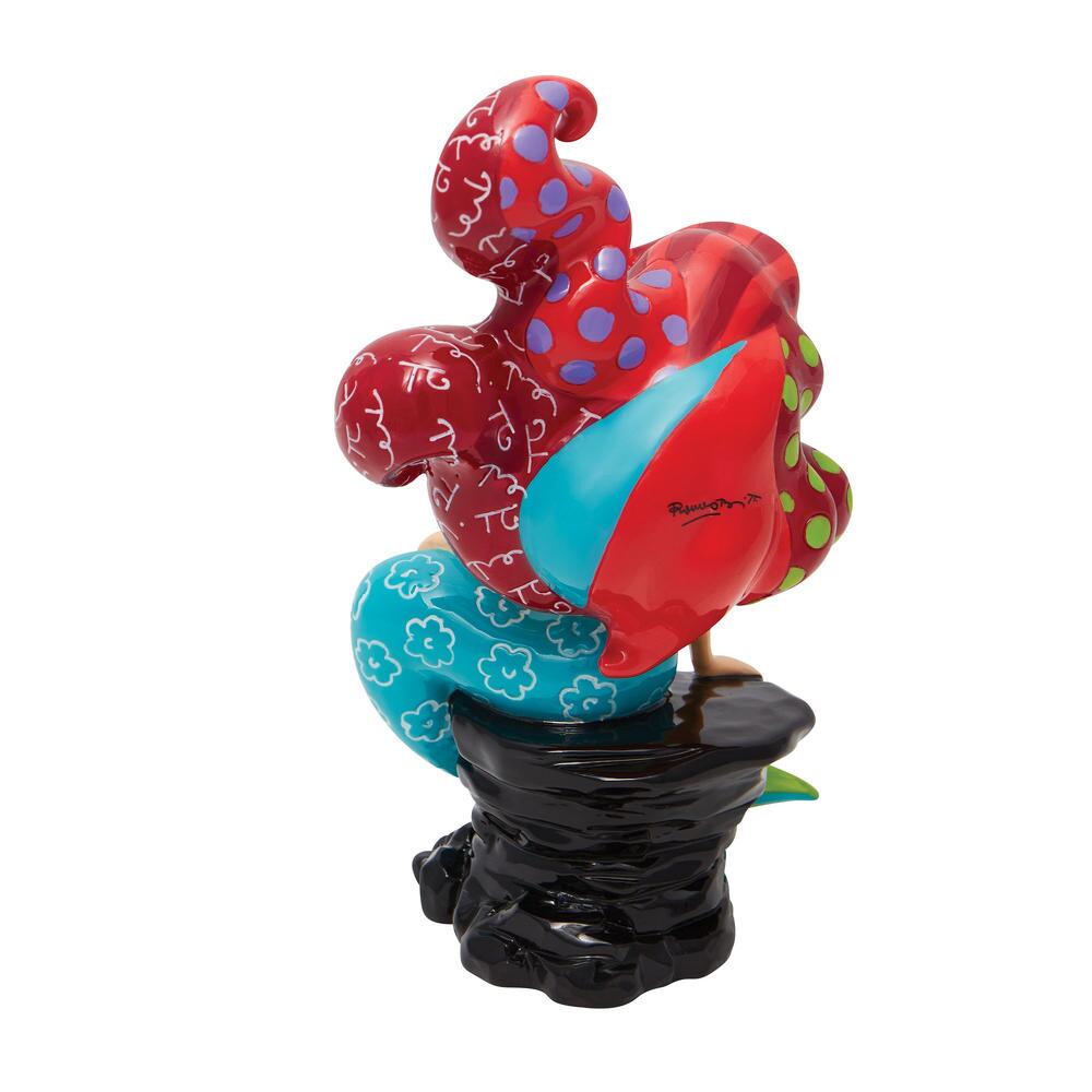 Disney Britto: Ariel Rock Figurine sparkle-castle