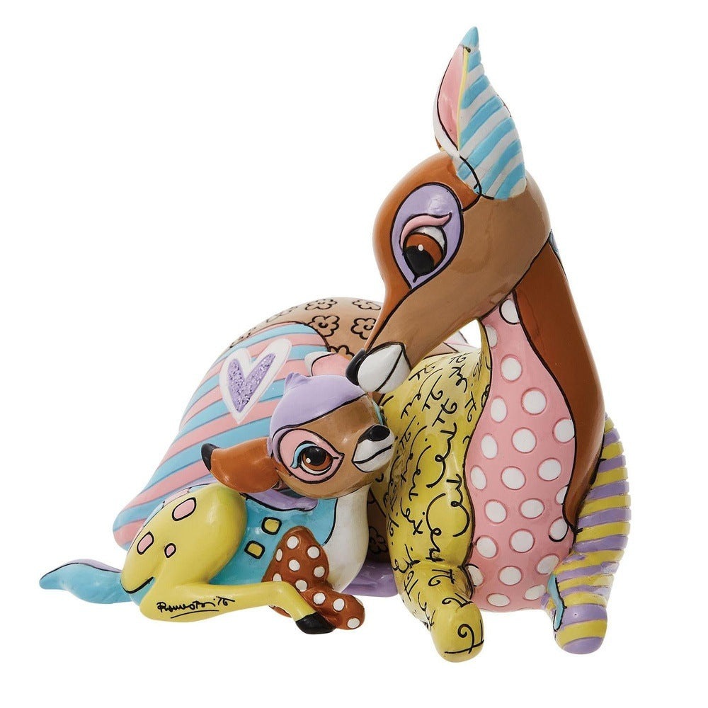 Disney Britto: Bambi and Mother Figurine sparkle-castle