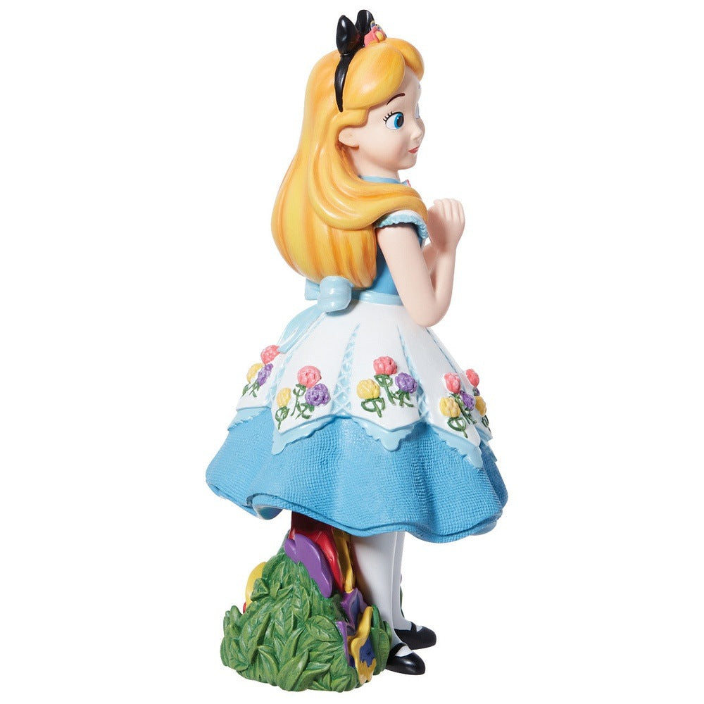 LLADRÓ Alice in Wonderland Figurine. Porcelain Alice in Wonderland (Disney)  Figure.