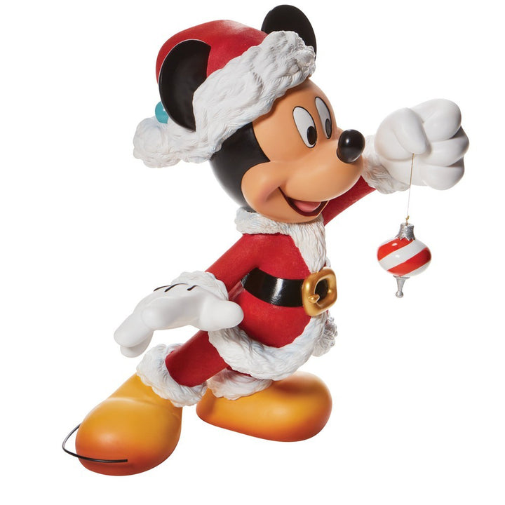 Couture de Force: Santa Mickey Statue sparkle-castle