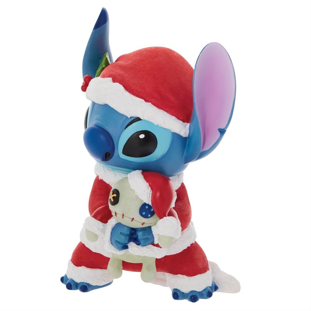 Disney Showcase: Santa Stitch with Scrump Figurine – Sparkle Castle