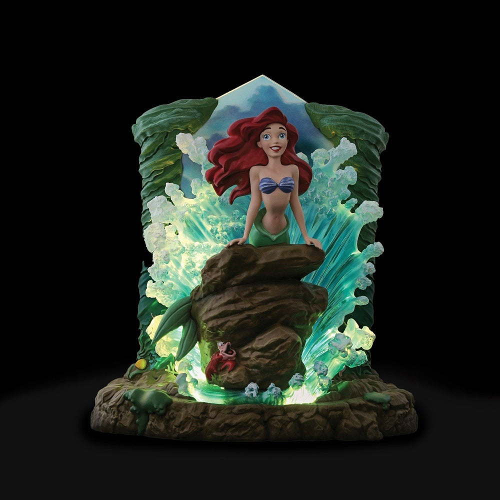 The Little Mermaid Light Up Diorama Figurine sparkle-castle