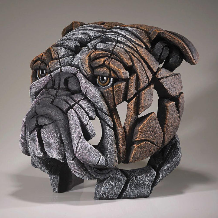 Edge Sculpture: Bull Dog Bust sparkle-castle
