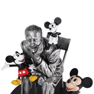 Grand Jester Studios: D100 Walt with Mickey Mouse Figurine sparkle-castle