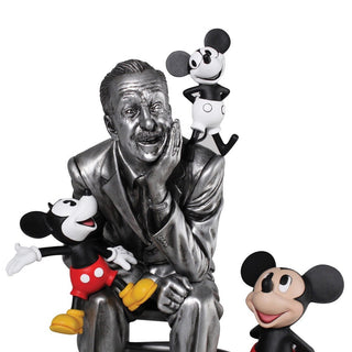 Grand Jester Studios: D100 Walt with Mickey Mouse Figurine sparkle-castle